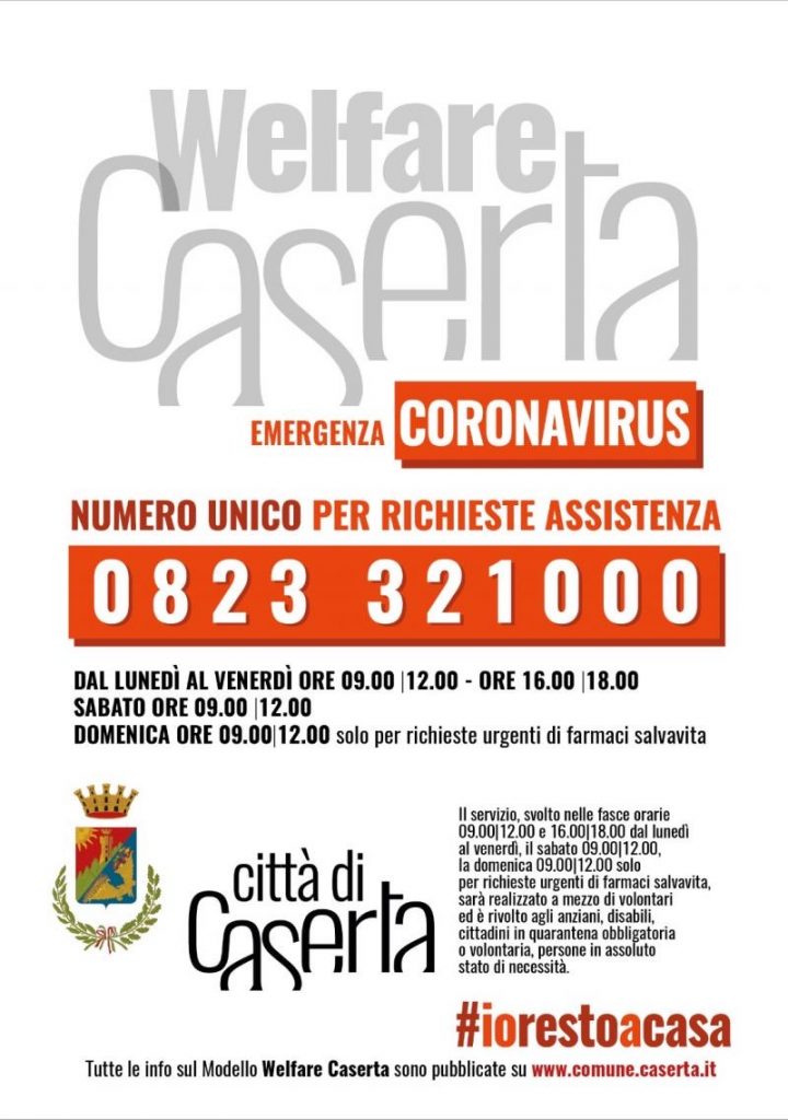 Coronavirus A Caserta: locandina