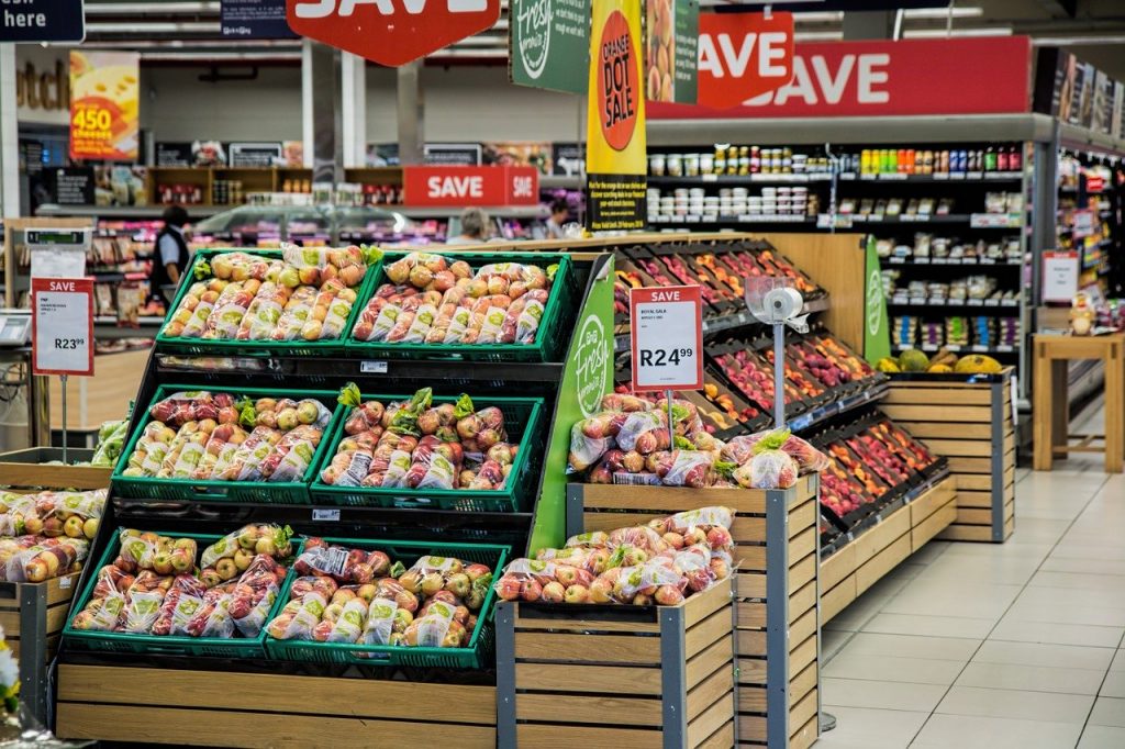 Sosteniamocaserta ala di un supermercato