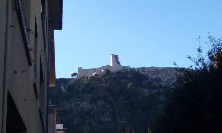 La Rocca Janula fotografata da Cassino