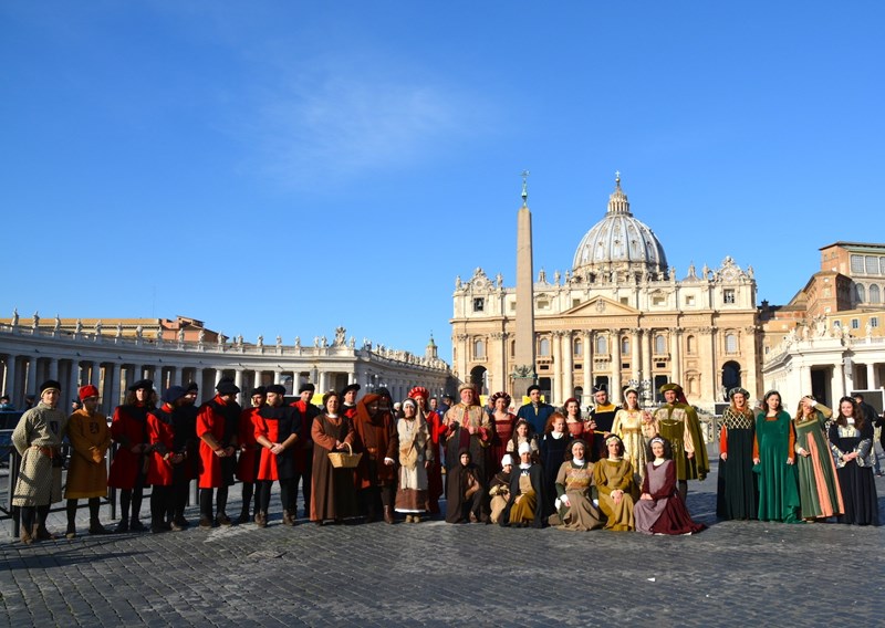 La Fiaccola e Corteo Storico a Roma