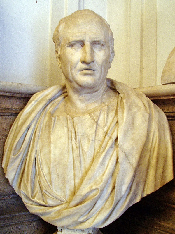 Capitale italiana della cultura-busto di Cicerone