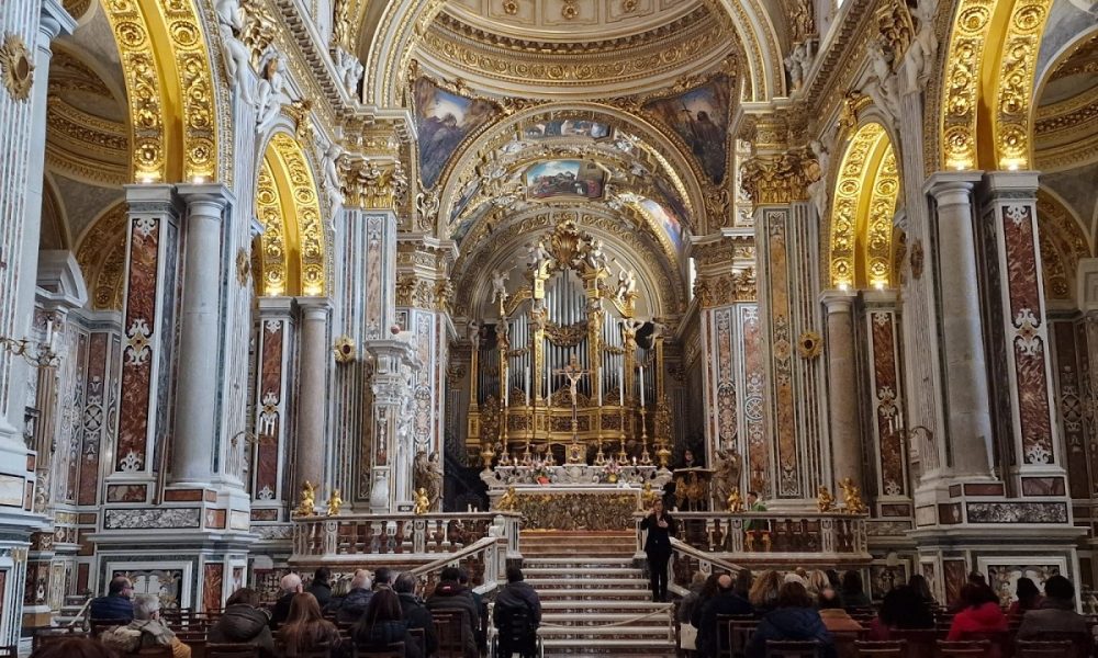 Celebrazione per Santa Scolastica con i saluti de l'abate Donato