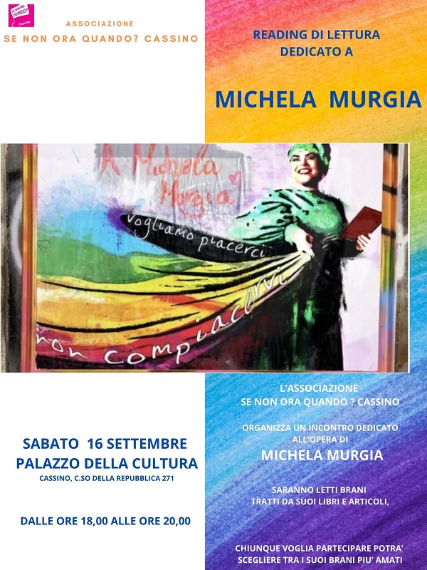 Michela Murgia Locandina Evento