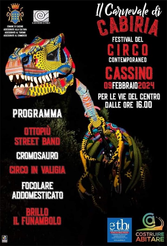 Circo Di Strada Cabiria Locandina Carnevale 2024