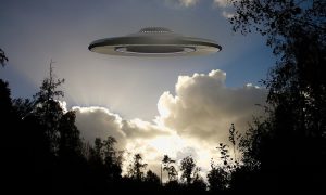 Oz-Faktor fliegendes Ufo