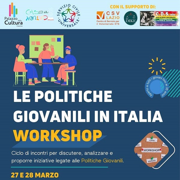 Le Politiche Giovanili In Italia Locandina Workshop