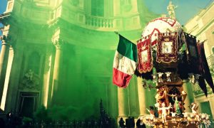 Candelore Sant'Agata. Fonte: youtuber PrimeGT23