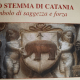 Stemma di Catania: simbolo di saggezza e forza. Tratto dal libro "Catania dei Vicerè". Foto di: Giuseppe Costanzo