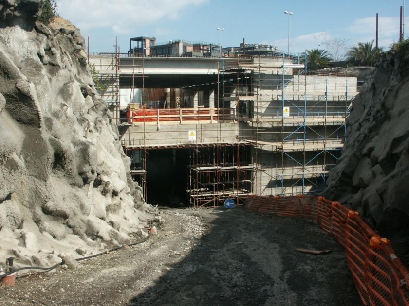 Cantiere stazione Giovanni XXIII