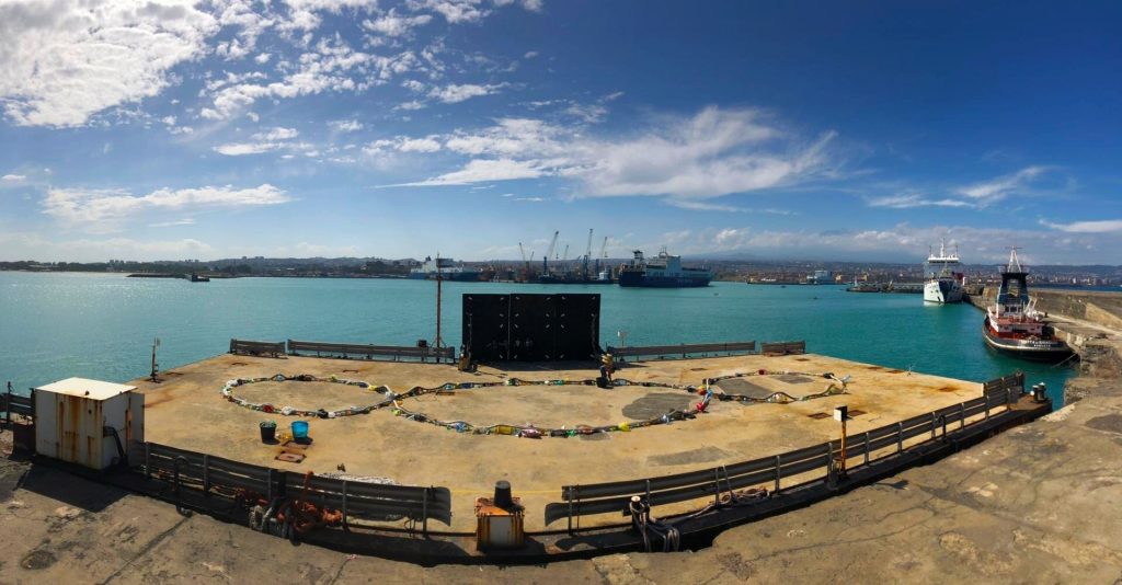 Terzo paradiso a Catania al Molo di Levante