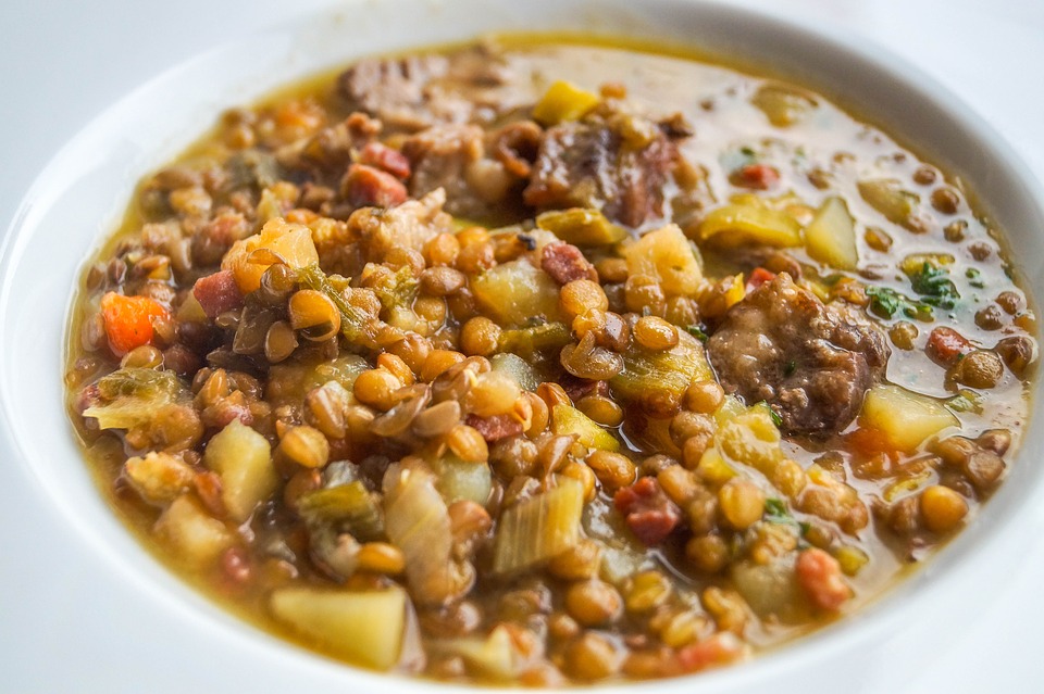 Piatti del Capodanno: la zuppa di lenticchie