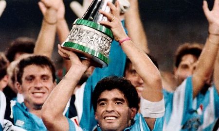 Diego Armando Maradona (ssc Napoli) Supercoppa Italiana 1990