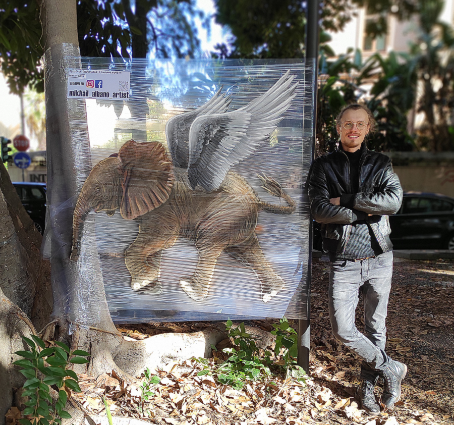 itCatania - Mikhail Albano: la street art si fa ecologica