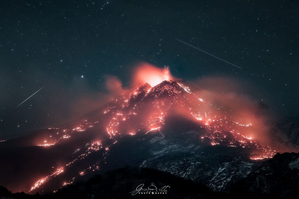 Etna strega la Nasa, foto di Giuseppe Vella