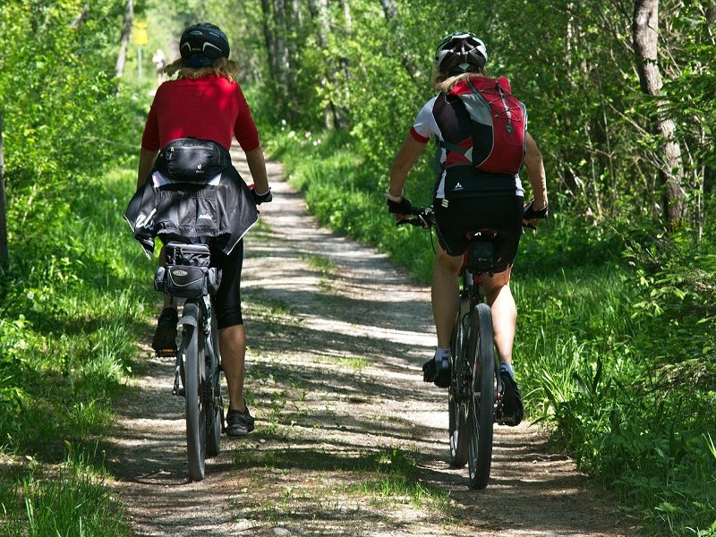 40 kmpista Ciclabile: una coppia di ciclisti- Foto:Pixabay