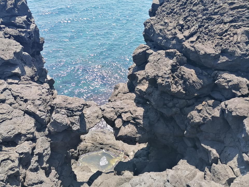 la pareidolia a Catania: lo Scoglio degli amanti