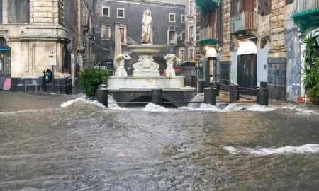 Alluvione a Catania. Foto di: Roberto Viglianisi
