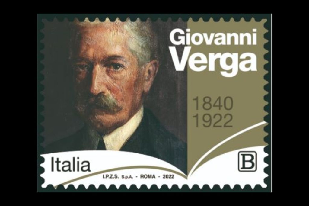 Verga Francobollo, Giovanni Verga 100 anni
