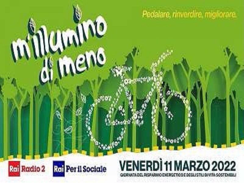 M'Illumino Di Meno 2022 -La locandina- Foto: comune di Catania