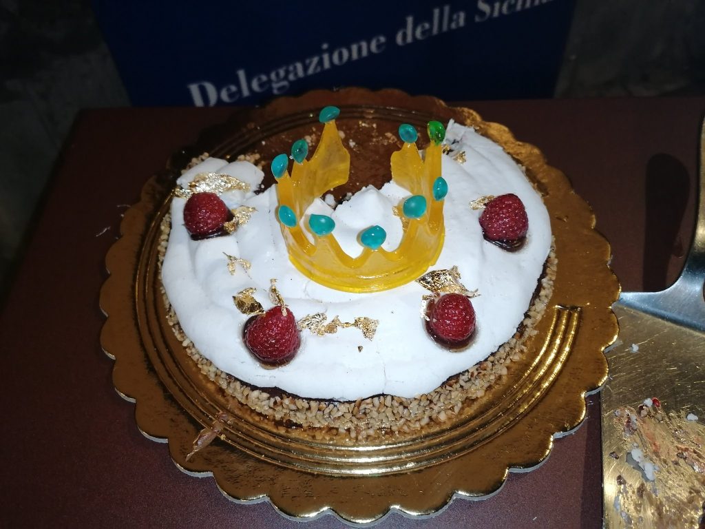 La bellissima ed originale torta Royale dello chef Andrea Finocchiaro