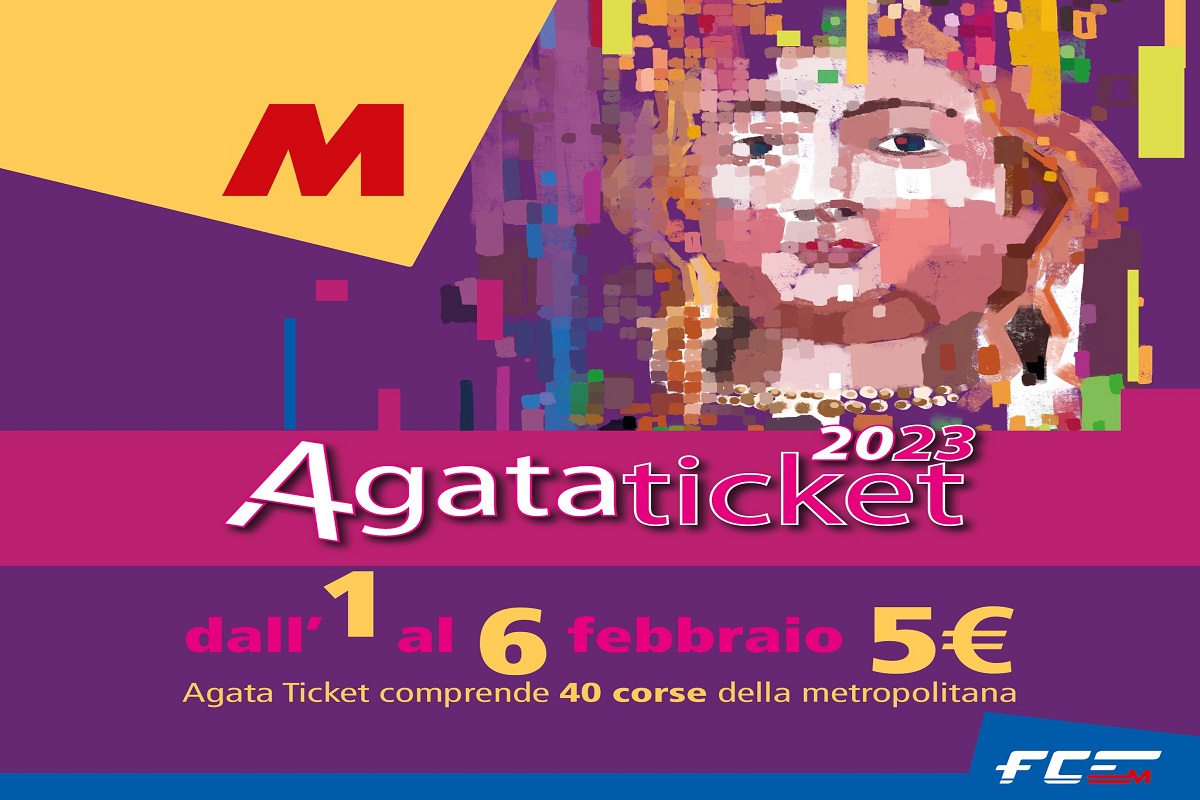 Agata Ticket- la locandina pubblicitaria - Foto: sito metropolitana