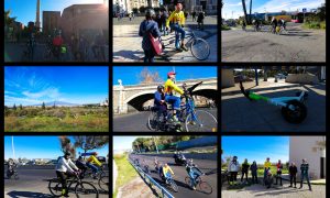 Secondo Cicloevento: evento per sensibilizzare l'opinione pubblica sui percorsi ciclopedonali Collage di Filippo Timpanaro