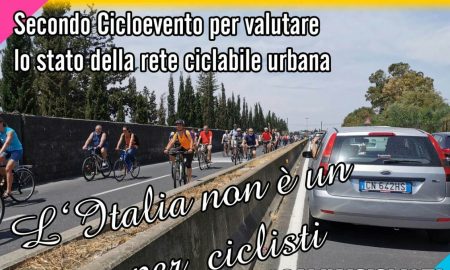 Secondo Cicloevento per valutare la situazione della mobilità sostenibile a Catania Fonte Immagine Filippo Timpanaro