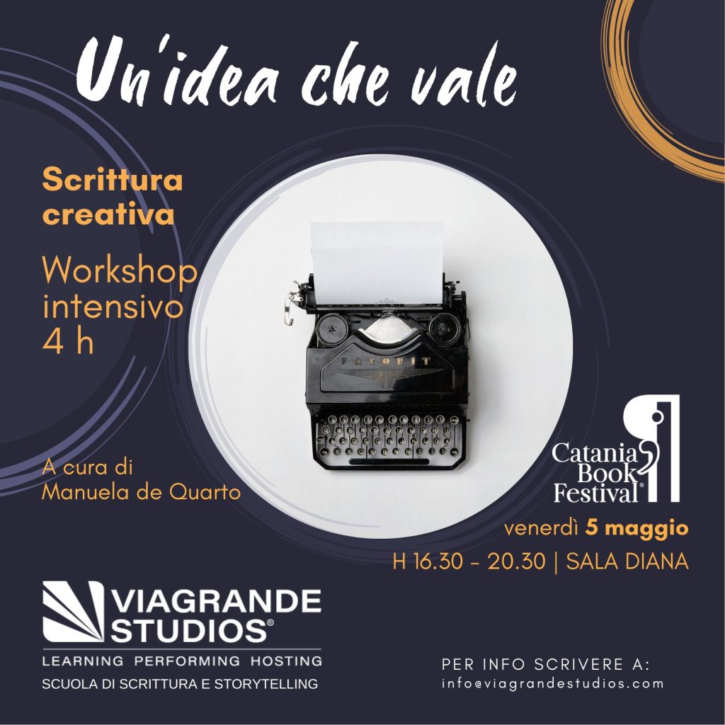 Workshop di scrittura e contest letterario - La scoperta del diverso, uguale a me. Catania Book Festival e Viagrande Studios per aspiranti scrittori