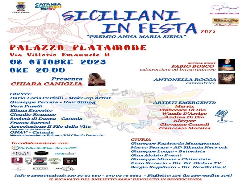 Sicilianiinfesta2023 Lalocandina