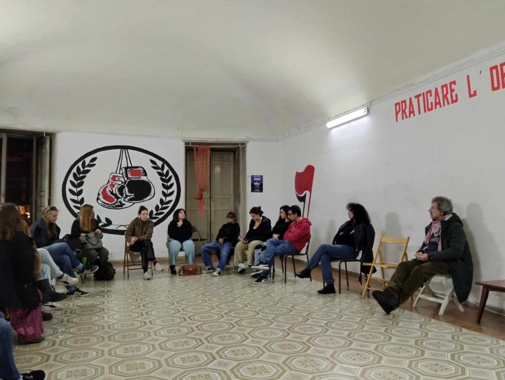 Assemblea svoltasi lo scorso 20 gennaio presso la Palestra Popolare Etnea ph Angela Strano