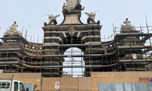 Restoration of Porta Ferdinandea Catania. Photo by: Ansa