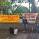 Presidio tenutosi lo scorso 17 aprile volto a far conoscere la Legge di Iniziativa Popolare sul reddito minimo garantito individuale ph Angela Strano
