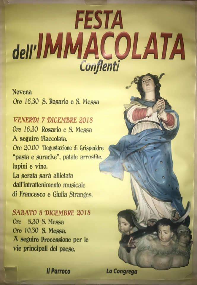 Festa Dell 'immacolata.