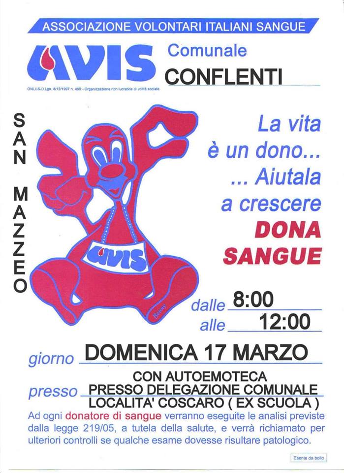 Avis. donazione