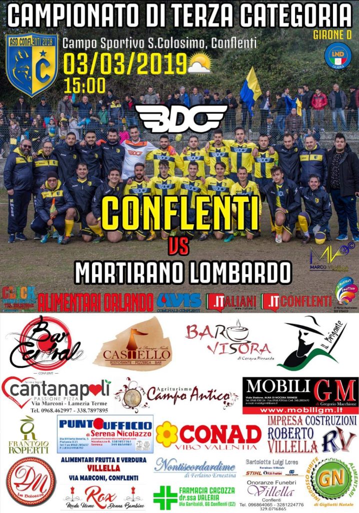 Conflenti Vs Martirano Lombardo