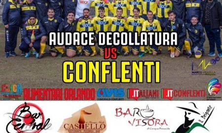 Audace Decollatura. Locandina partita