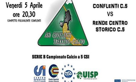 Conflenti C.5. partita 5 aprile