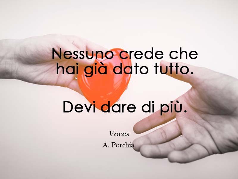 Dare di più