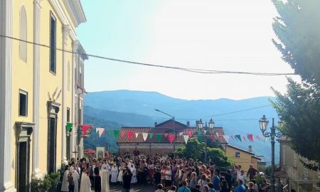 l'Arrivo del Vescovo Schillaci