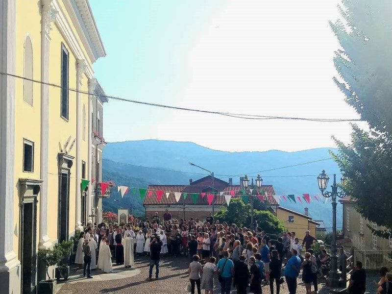l'Arrivo del Vescovo Schillaci