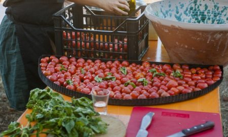 cucina felice: una teglia di Pomodori
