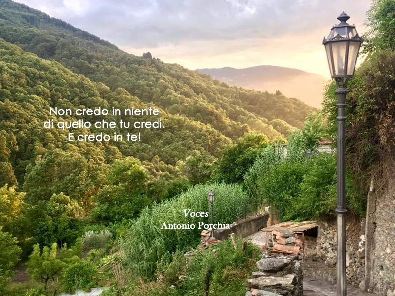 E credo in te: aforisma Porchia