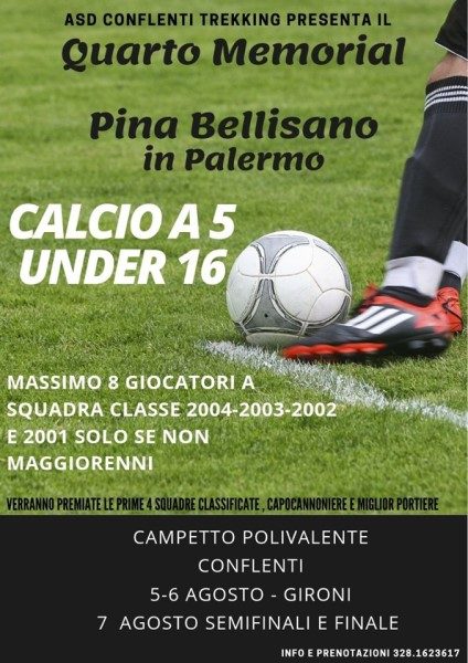 Quarto Memorial Pina Bellisano: Calcio A 5 Under 16