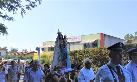 processione della Madonna a Borgo Ticino