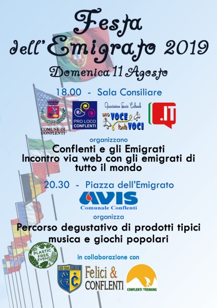 Festa dell'Emigrato 2019: Locandina