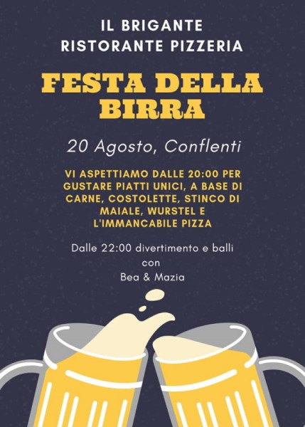 Festa Della Birra: locadina evento