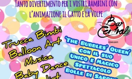 Tanto divertimento al bar centrale: Locandina Festa