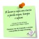 Ciucciu: post-it con proverbio