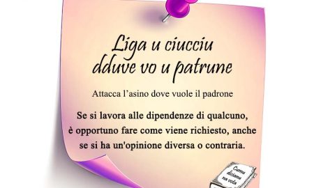 Liga U Ciucciu: proverbio