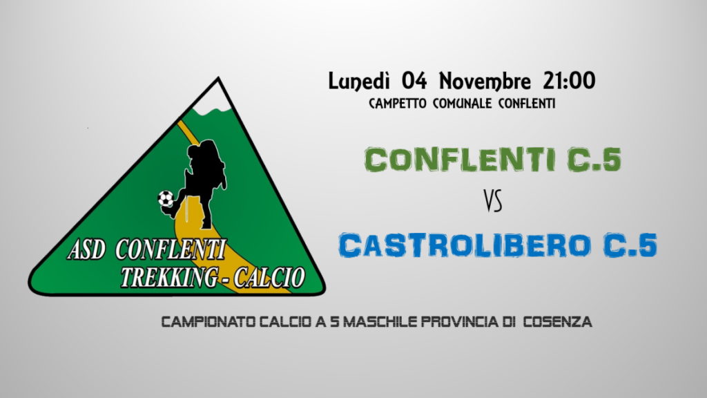 Campionato futsal : Prima Partita Trekking